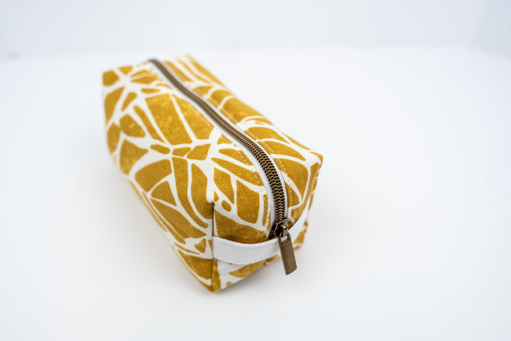 Medium Yellow Leaves Boxy Bag