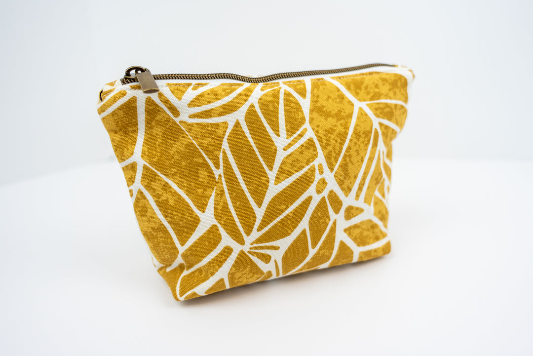 Small Yellow Leaves Wedge Bag